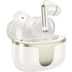 Hoco EQ10 Ακουστικά Bluetooth In Ear Beige