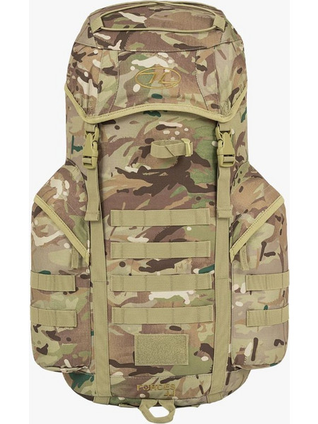 Highlander Forces Στρατιωτικό Σακίδιο 44lt Καφέ