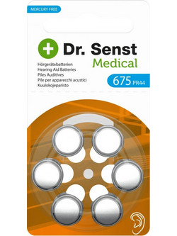 Dr. Senst Hearing Aid Battery 675 6τμχ