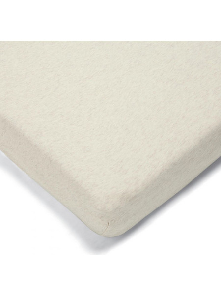 Mamas & Papas Βρεφικό Σεντόνι Κούνιας Βαμβακερό Pearl 70x142 Oatmeal Marl