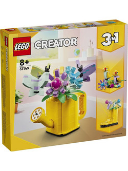 Lego Creator 3-in-1 Flowers in Watering Can για 8+ Ετών 31149