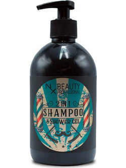 NX Beauty Professional 2 In 1 Σαμπουάν & Αφρόλουτρο για Επανόρθωση 500ml