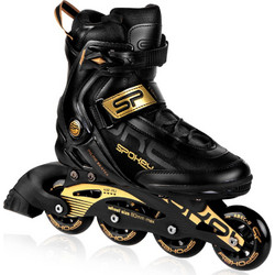 Spokey Inline Rollers Ενηλίκων Μαύρα Χρυσά