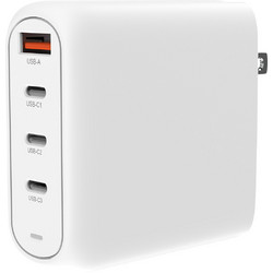 Creative MZ0520 Φορτιστής Χωρίς Καλώδιο με Θύρα USB-A & 3 Θύρες USB-C 100W Power Delivery & Quick Charge 4+ White