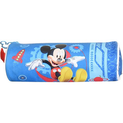 SunCe Mickey Κασετίνα Βαρελάκι Μπλε MSA-301