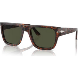 Persol PO3348S 24/31 Ανδρικά Γυαλιά Ηλίου Τετράγωνα Κοκάλινα Ταρταρούγα με Πράσινο Polarized Φακό