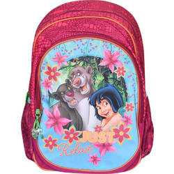SunCe Jungle Book Σχολική Τσάντα Πλάτης Δημοτικού Πολύχρωμη JBT-7420