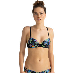 Dorina Bikini Top με Ενίσχυση Floral Μαύρο Πολύχρωμο FXBK0012MI010-BK0072