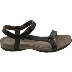 Teva Meadow Luxe Δερμάτινα Γυναικεία Σανδάλια Μαύρα 4244