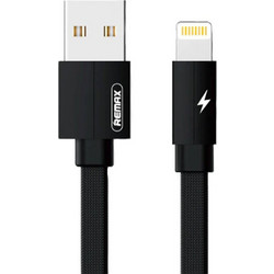 Remax Kerolla Flat USB-A to Lightning Cable 2m Black RC-094i