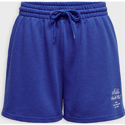 Only Αθλητικό Γυναικείο Σορτς Ψηλόμεσο Royal Blue 15325356