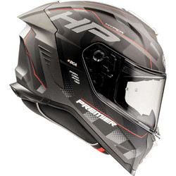Premier Hyper Grey Red Κράνος Μηχανής Full Face 1370gr