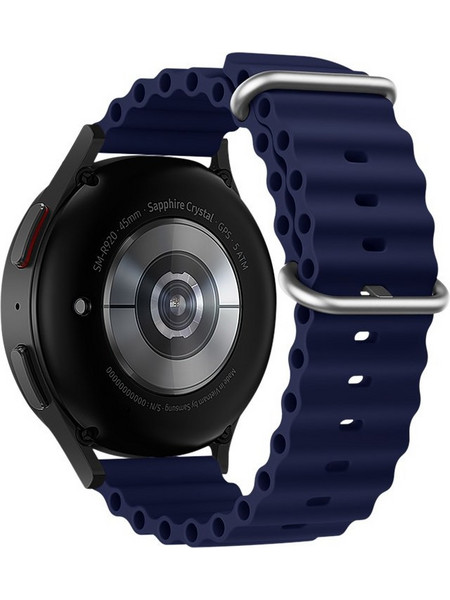 Hoco WH01 Flexible Series Λουράκι Σιλικόνης Dark Blue (Universal 22mm)
