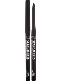 Rimmel Scandal'Eyes Exaggerate 001 Intense Black Μολύβι Ματιών Αδιάβροχο Μηχανικό 0.35gr