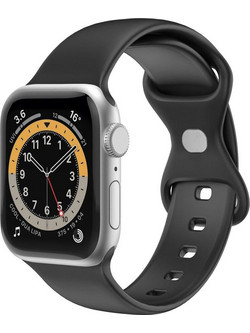 Celly Λουράκι Σιλικόνης Black (Apple Watch 42 / 44 / 45mm)