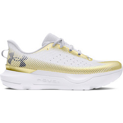 Under Armour Infinite Pro Γυναικεία Αθλητικά Παπούτσια για Τρέξιμο Λευκά Χρυσά 3027200-105
