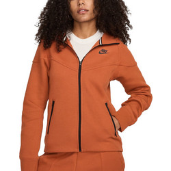 Nike Sportswear Tech Fleece Windrunner Γυναικεία Ζακέτα Φούτερ Μακριά με Κουκούλα και Φερμουάρ Rusted FB8338-825
