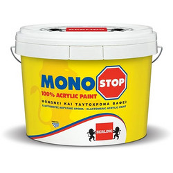 Berling Monostop Μονωτικό Ελαστομερές Χρώμα Εξωτερικού Χώρου Λευκό 11lt