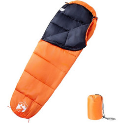 vidaXL Sleeping Bag Μονό 3 Εποχών Πορτοκαλί 94484
