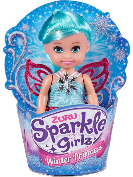 Zuru Sparkle Girlz Winter Princess Cupcake Γαλάζια Μαλλιά