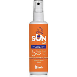 Uplab Sun Lab Αντηλιακό Spray Προσώπου & Σώματος Αντιγηραντικό SPF50+ 100ml