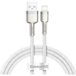 Baseus Cafule Braided USB-A to Lightning Cable 1m White CALJK-A02