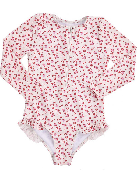 Swim Essentials Αντηλιακό UV Βρεφικό Μαγιό Ολόσωμο για Κορίτσι Μπεζ SWE-2020SE499-3-1