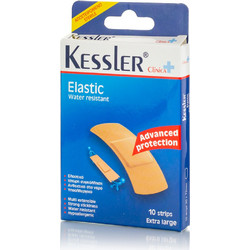 Kessler Elastic Αυτοκόλλητα Επιθέματα 3x7.2cm Extra Large 10τμχ