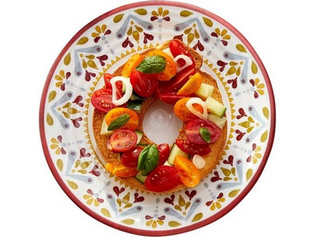 Leone Πιάτο Ρηχό Μελαμίνης Decor Corfu 21cm T8640