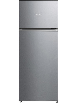 Tesla RD2100MSE Δίπορτο Ψυγείο 207lt Υ143xΠ55xΒ55cm Inox
