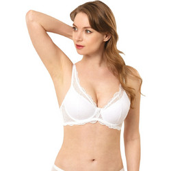 Norddiva Soft Lace Σουτιέν με Μπανέλα Λευκό 8638