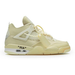 Jordan 4 Retro Ανδρικά Sneakers Μποτάκια Εκρού CV9388-100