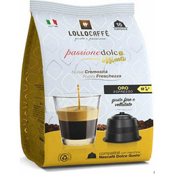 Lollo Caffe Κάψουλες Espresso Oro Συμβατές με Μηχανή Dolce Gusto 16τμχ