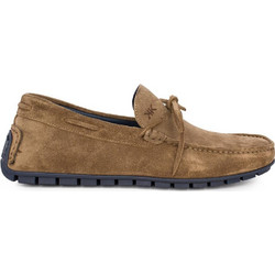 Kricket Ανδρικά Μοκασίνια Loafers Καστόρινα Εκρού 24K-5000-2