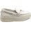 Karl Lagerfeld Ανδρικά Μοκασίνια Loafers Δερμάτινα Λευκά KL53314