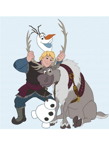 Dimcol Disney Frozen 30 Παιδική Πετσέτα Προσώπου / Χεριών 30x30cm Γαλάζια