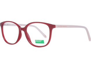 Benetton BEO1031 238 Γυναικείος Σκελετός Γυαλιών Οράσεως Κοκάλινος Κόκκινος Άσπρος