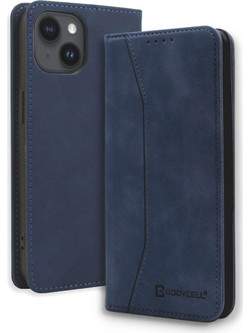 Bodycell Pu Leather Book Blue (iPhone 15 Plus)