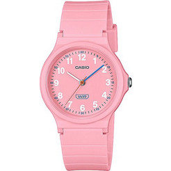 Casio Γυναικείο Ρολόι με Ροζ Λουράκι LQ-24B-4BEF