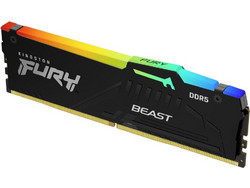 Kingston Fury Beast RGB 32GB (1X32GB) DDR5 RAM 6000MHz C30 Black RGB EXPO