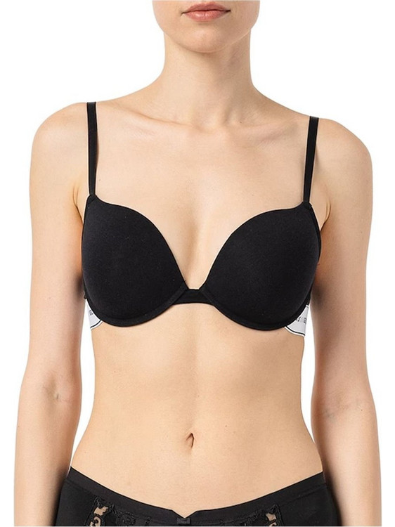 Guess Carrie Σουτιέν για Βαθύ Ντεκολτέ Push Up με Μπανέλα Μαύρο O3RC17KBBU1-JBLK