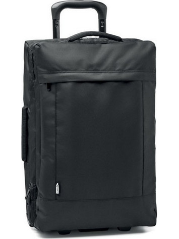 MO2055 Βαλίτσα Καμπίνας 51x33x23cm με 2 Ρόδες Μαύρη