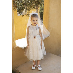 Baby Bloom Βαπτιστικό Φόρεμα 2τμχ 124-123