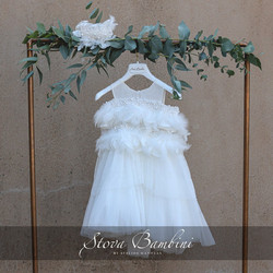 Stova Bambini Βαπτιστικό Φόρεμα 2τμχ SS24G19