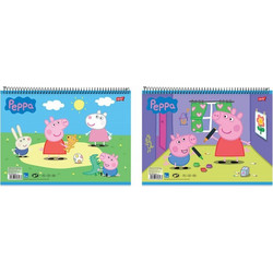 St.Majewski Peppa Pig Διάφορα Σχέδια Μπλοκ Ζωγραφικής A4 40 Φύλλων 804.60848