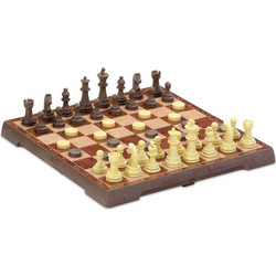Cayro Σκάκι - Ντάμα Μαγνητικό με Πιόνια & Πούλια 32x32cm CA455