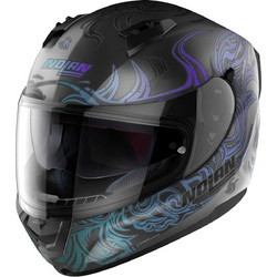 Nolan N60-6 Black Blue Purple Κράνος Μηχανής Full Face 1450gr