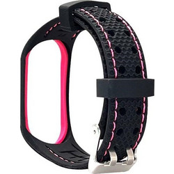 Beline Sport Λουράκι Σιλικόνης Black / Pink (Xiaomi Mi Band 5 / 6)