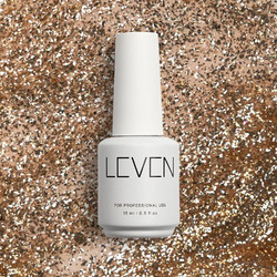 Leven G011 Sunkissed Glitter Ημιμόνιμο Βερνίκι Νυχιών 15ml