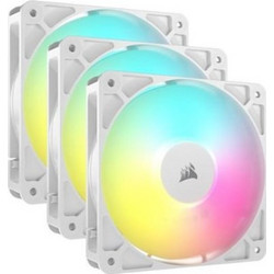 Corsair RS120 ARGB Case Fan 120mm με Σύνδεση 3-Pin 4-Pin PWM 3τμχ White